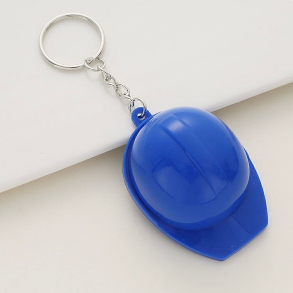 Hard Hat Keychain Bottle Opener-Blue